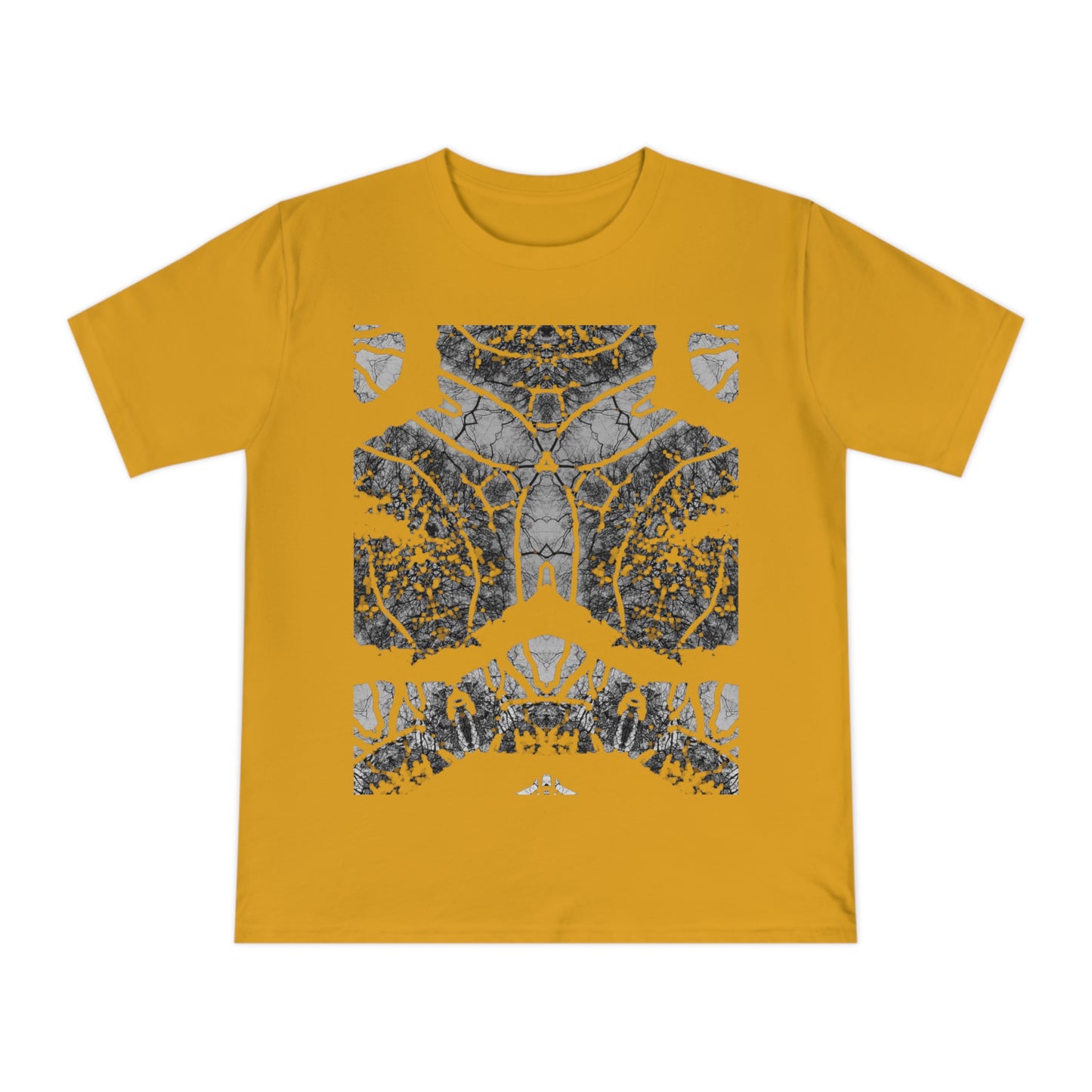 Bio-Baumwoll Shirt - Eichen Fraktal