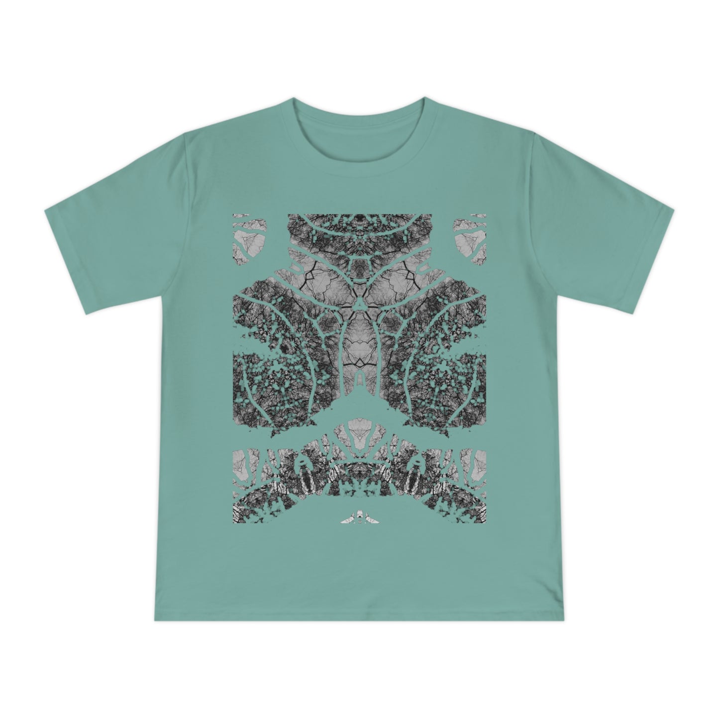 Bio-Baumwoll Shirt - Eichen Fraktal