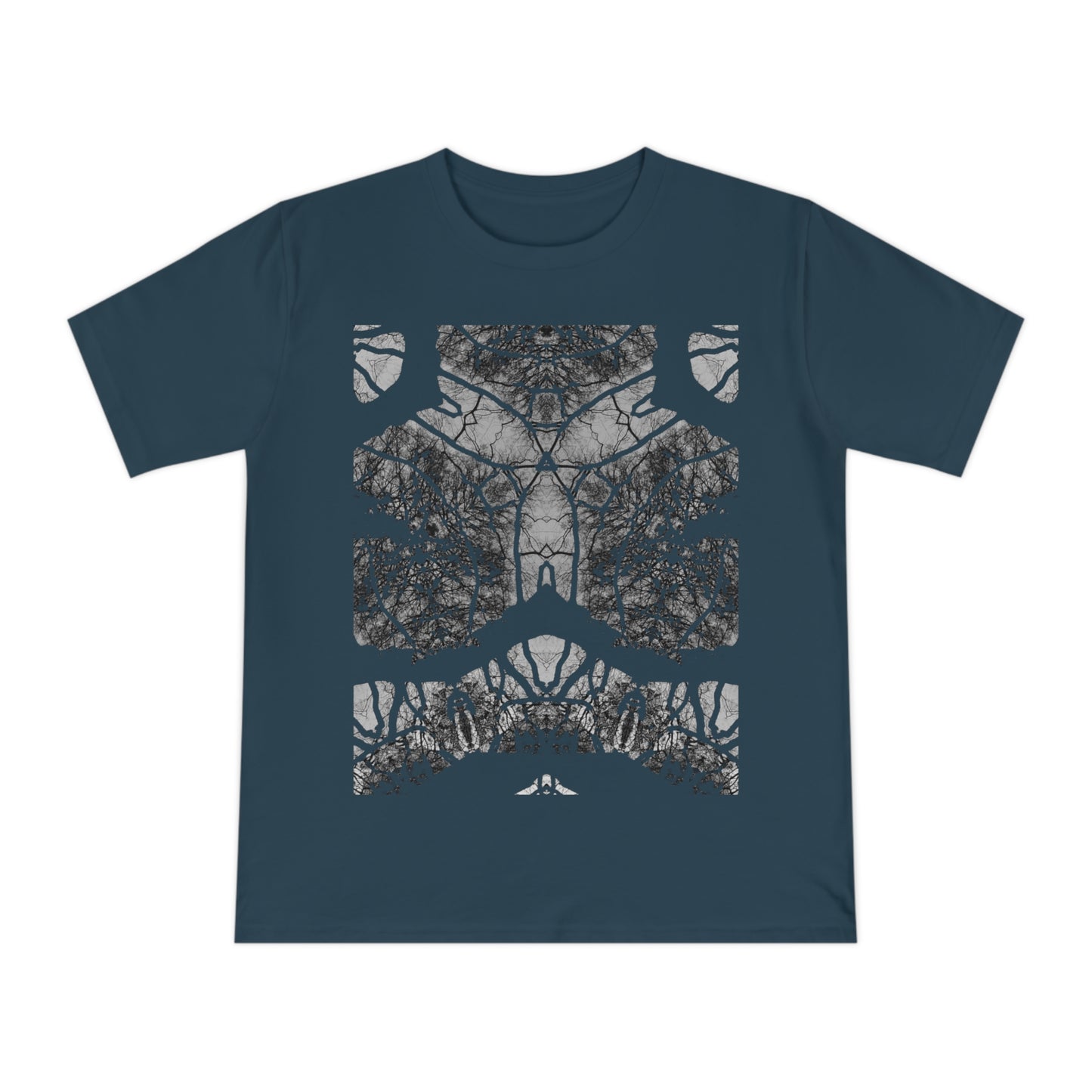 Bio-Baumwoll Shirt - Eichen Fraktal