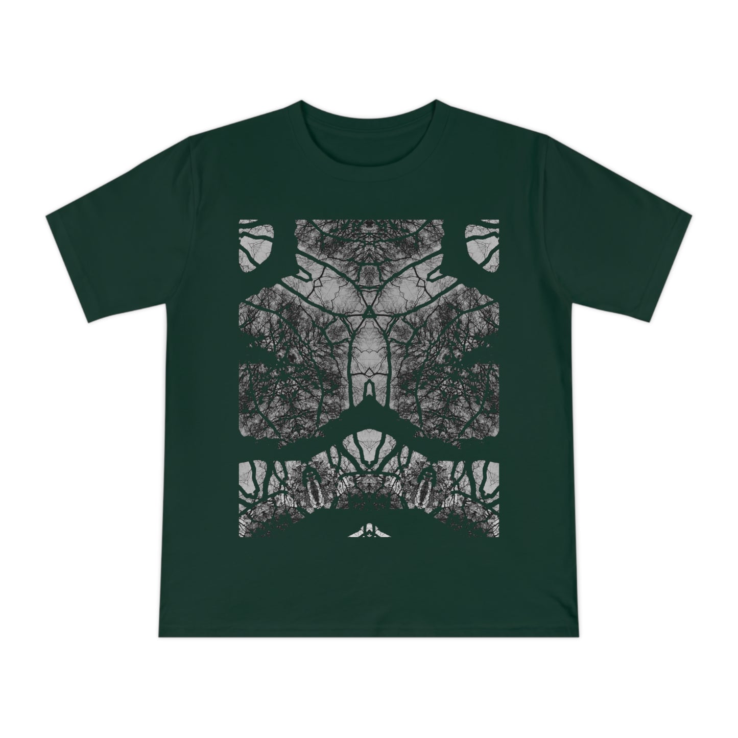 Bio-Baumwoll Shirt - Eichen Fraktal