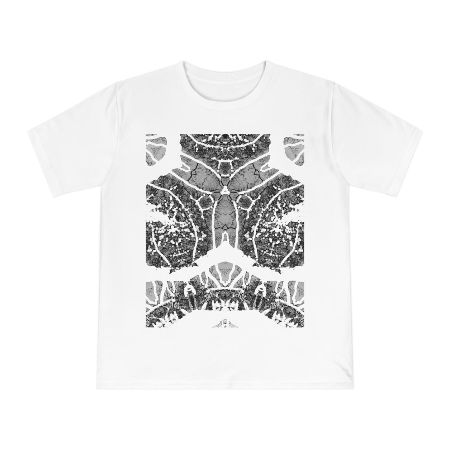 Bio-Baumwoll Shirt - Eichen Fraktal