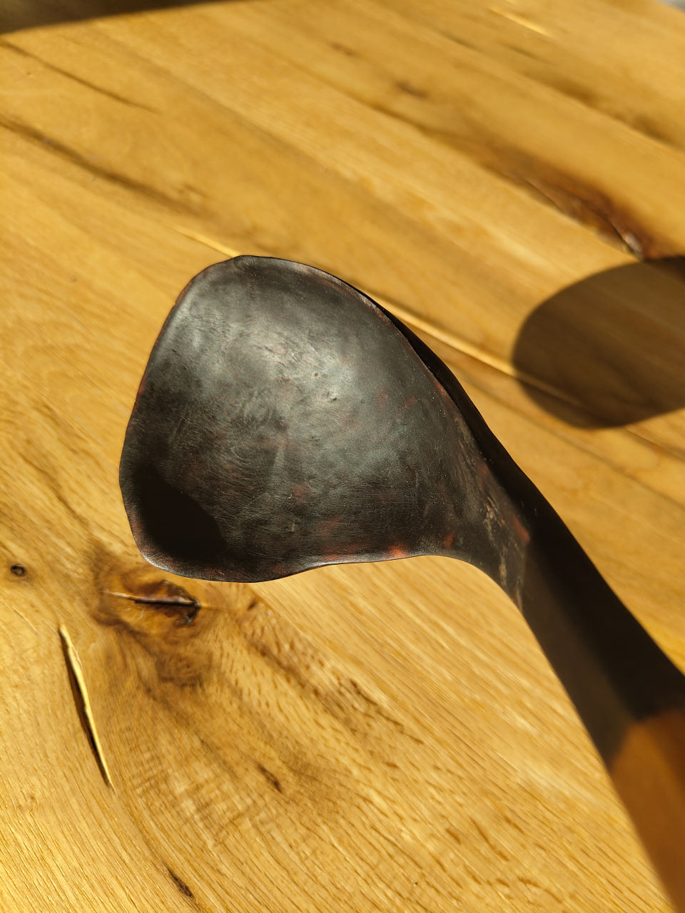 Einzigartige Holzkelle Schöpfkelle - "Neandertaler" - Yakisugi