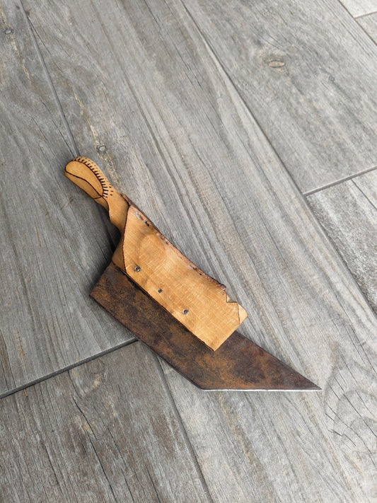 Holzmesser Küchenmesser - "Der Schlangenzahn"