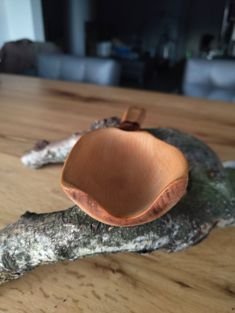 Massive Buchenholzkelle - Schöpfkelle